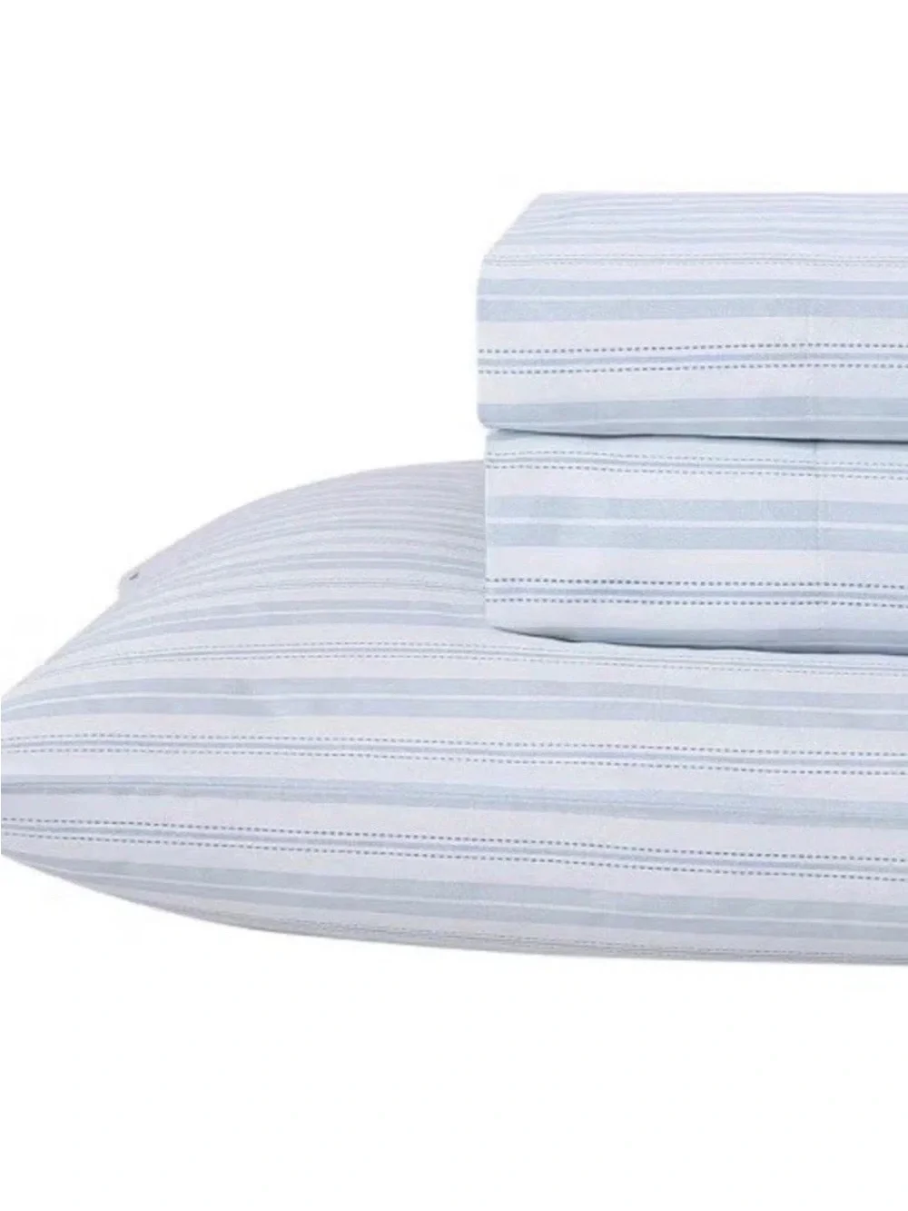 Laura Ashley Fern Blue Queen 300 Thread Count Cotton Sheet Set NWT